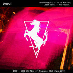 Hyper Normalisation · Manalou · R&S Records Special '90-'98 · Bloop London · 20 June 2019