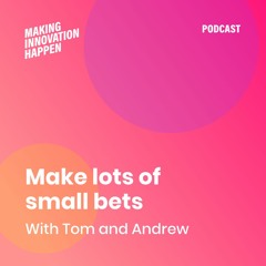 Episode 5 : Make Lots of Small Bets