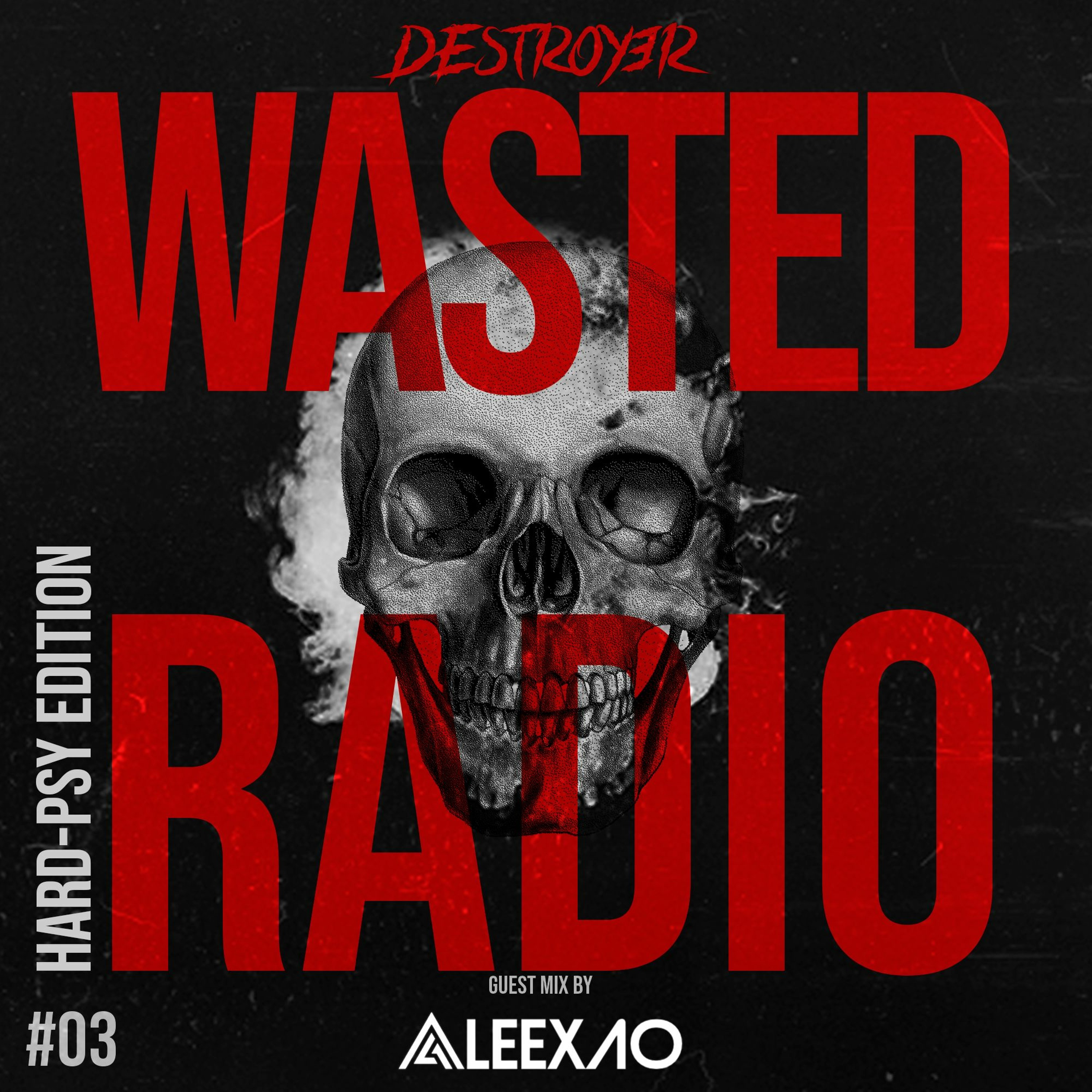 Destroy3r - Wasted Radio #03 [Feat. AleexaO] (HARD-PSY EDITION) episode artwork