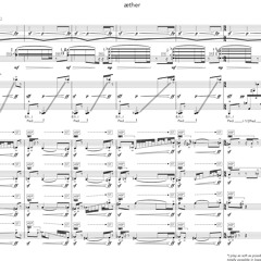 æther (2018-19) for theremin, oboe, piano & string quartet