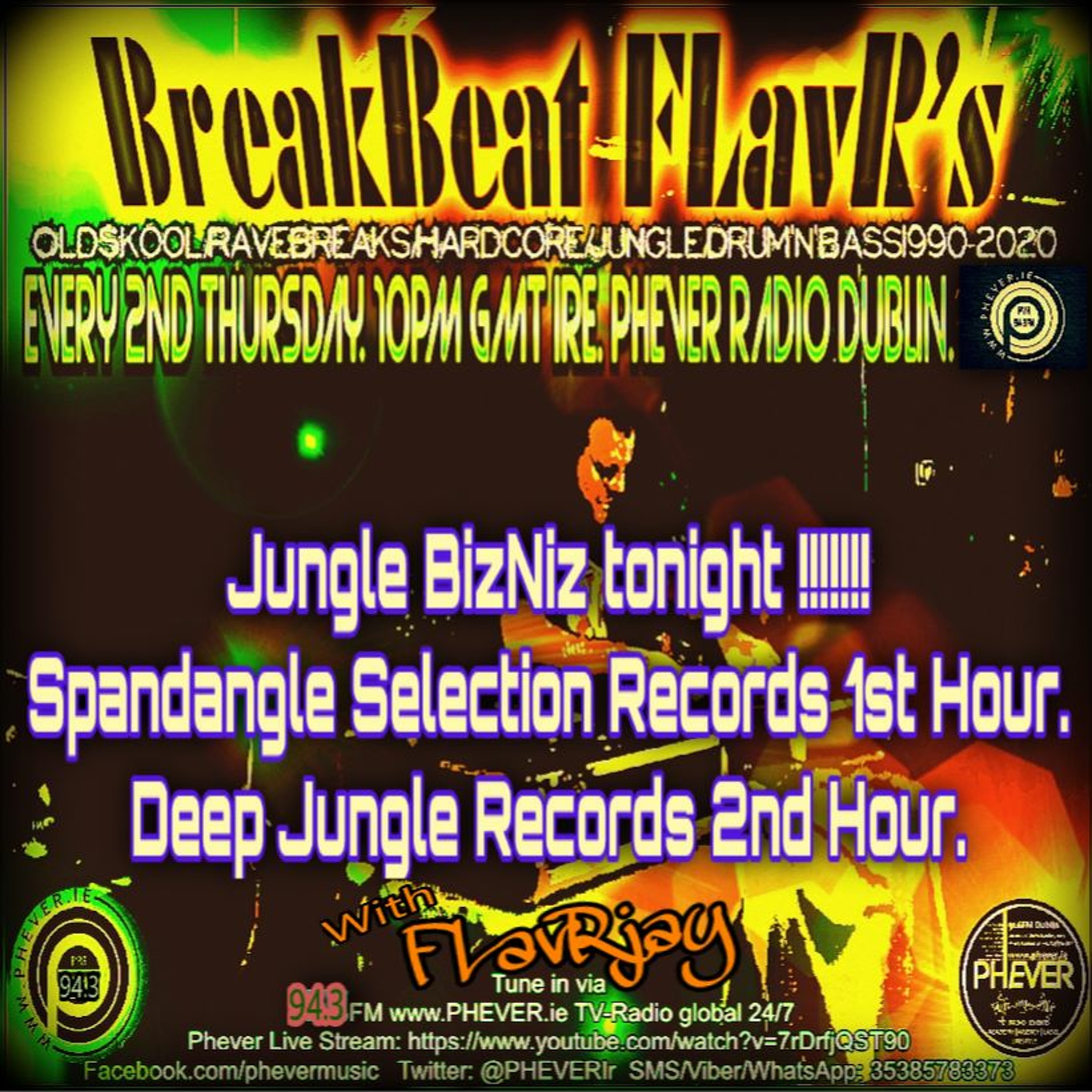 BreakBeat FLavR's on Phever TV & Radio with FLavRjay 04-July-19 episode artwork