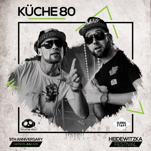 KÜCHE 80 - LIVE @ HEIDEWITZKA - CUBE 06.07.2019