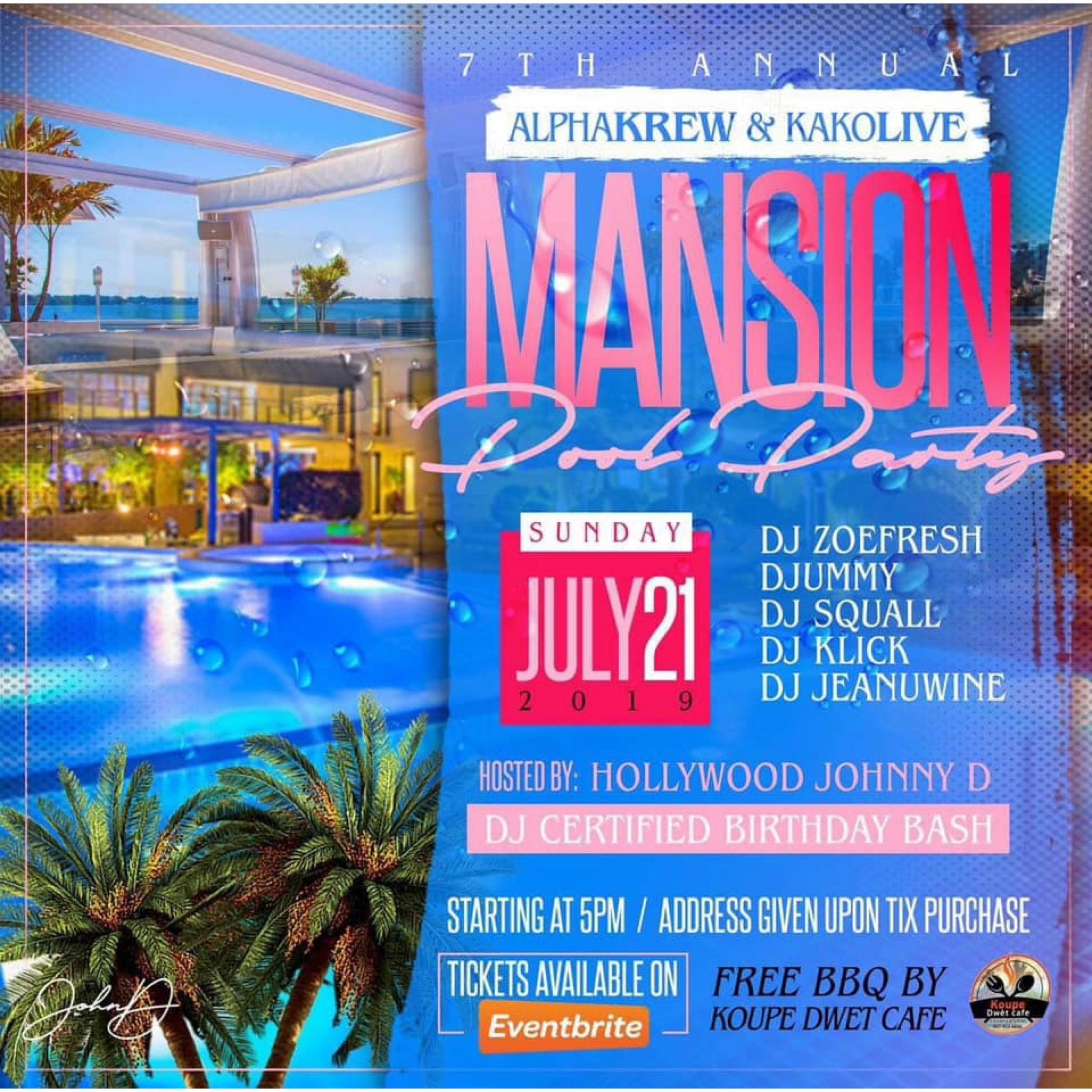 Alpha krew & Kako Live's Mansion Pool Party -(Promo MiniMix) episode artwork
