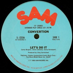Convertion - Let's Do It (12") (1980)