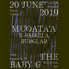BURGLAR live -- 06/20/2019