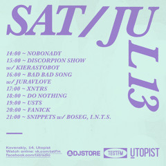 Snippets w/ Boseg, I.N.T.S.  — 13/07/2019