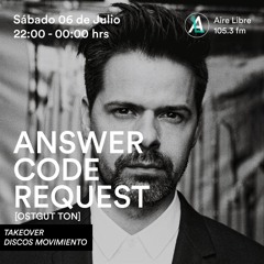 ANSWER CODE REQUEST (Takeover Discos Movimiento), Aire Libre, Mexico City.