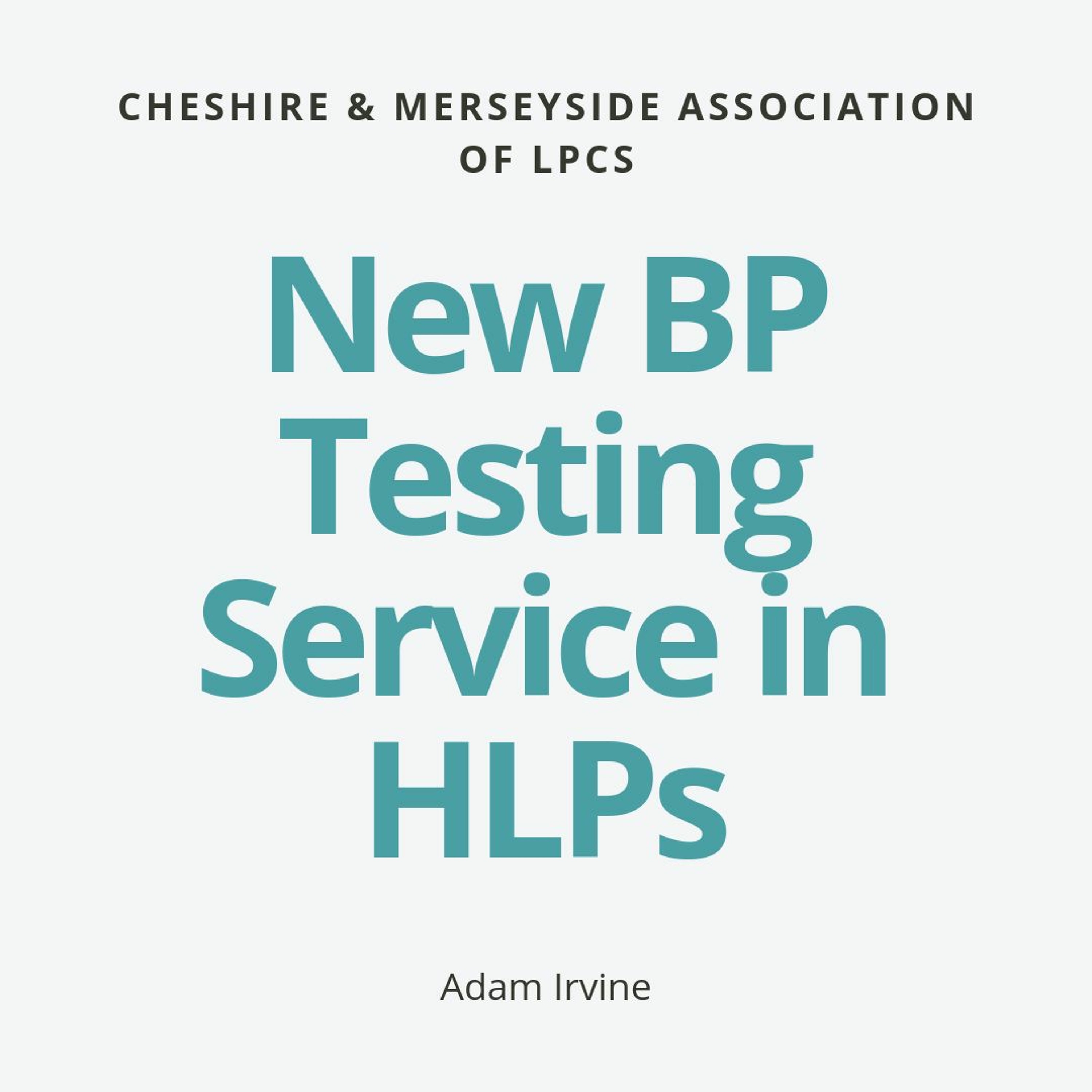 Cheshire & Mersey LPCs Podcast