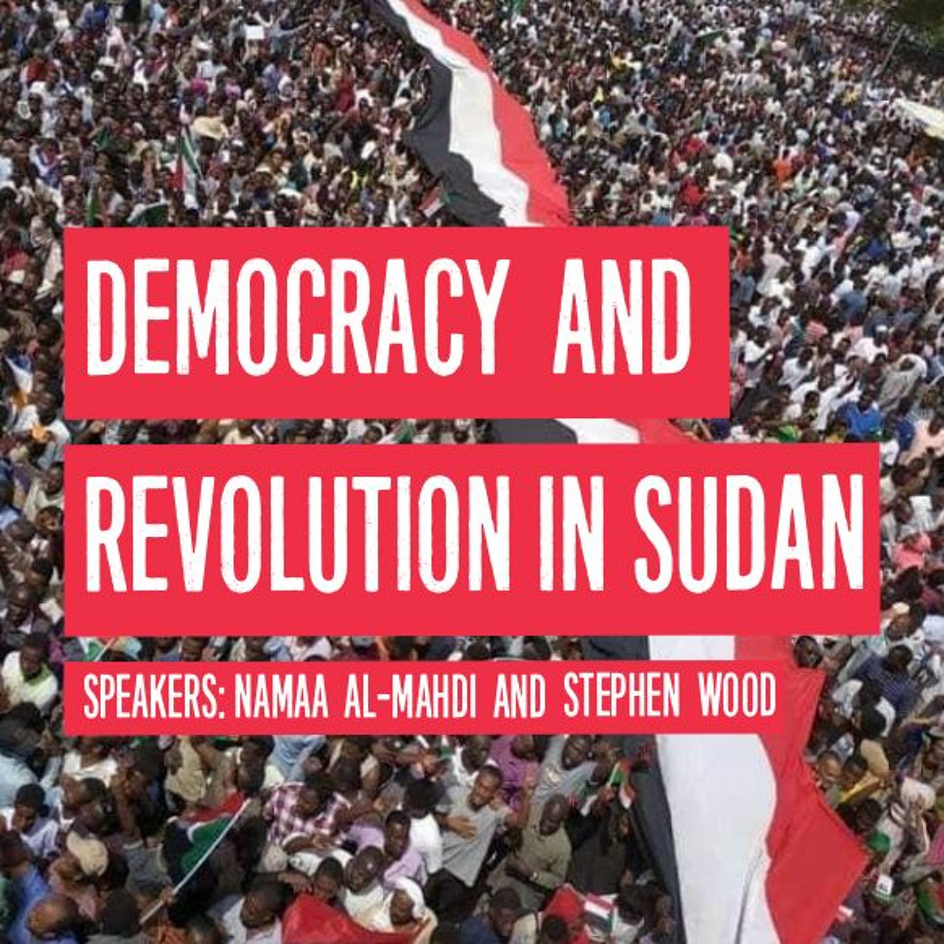 Democracy and Revolution in Sudan (12 July forum) with Namaa al-Mahdi and Stephen Wood