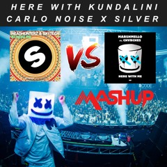 Marshmello vs Headhunterz - Here With Kundalini (Carlo Noise & Silver MashUp)