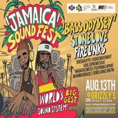 Stone Love/Choice Mvmnts/Bredda Hype/Magash/Camouflauge/Bass O/ Muwamba/Fujiyama 8/16(Sound Fest)
