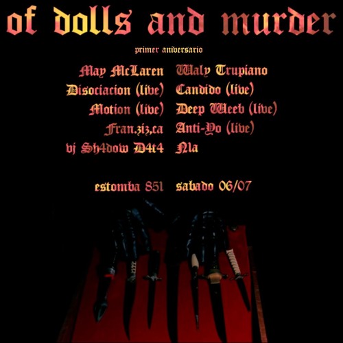 Cándido - Live Set - Of Dolls And Murder Aniversario