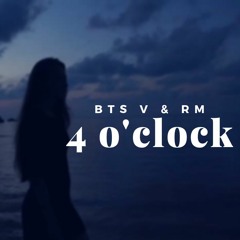 '4 O'clock' BTS V  & RM but there singing to you at night on a beach