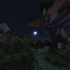 playing minecraft at 2am on a cool summer night