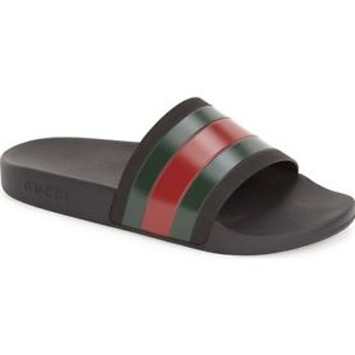 black gucci flops