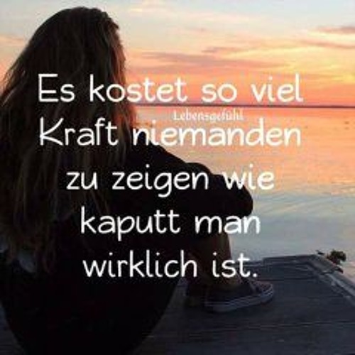 Ich gucke noch vorne und stehe immer wieder auf