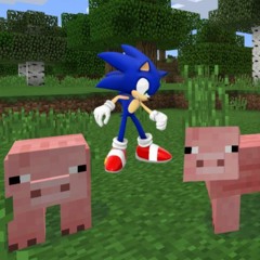 Sonic goes to Minecraft