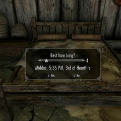 You cannot sleep when enemies are nearby.