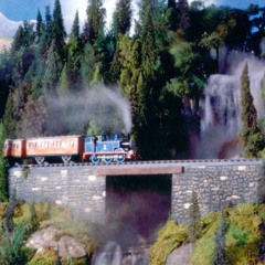 Thomas's Train Past the Waterfall
