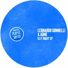 Leonardo Gonnelli & Adne - Is It Right (Seb Zito Remix)