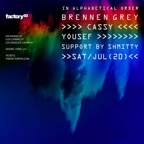 Shmitty at Exchange LA (Factory 93 Takeover)