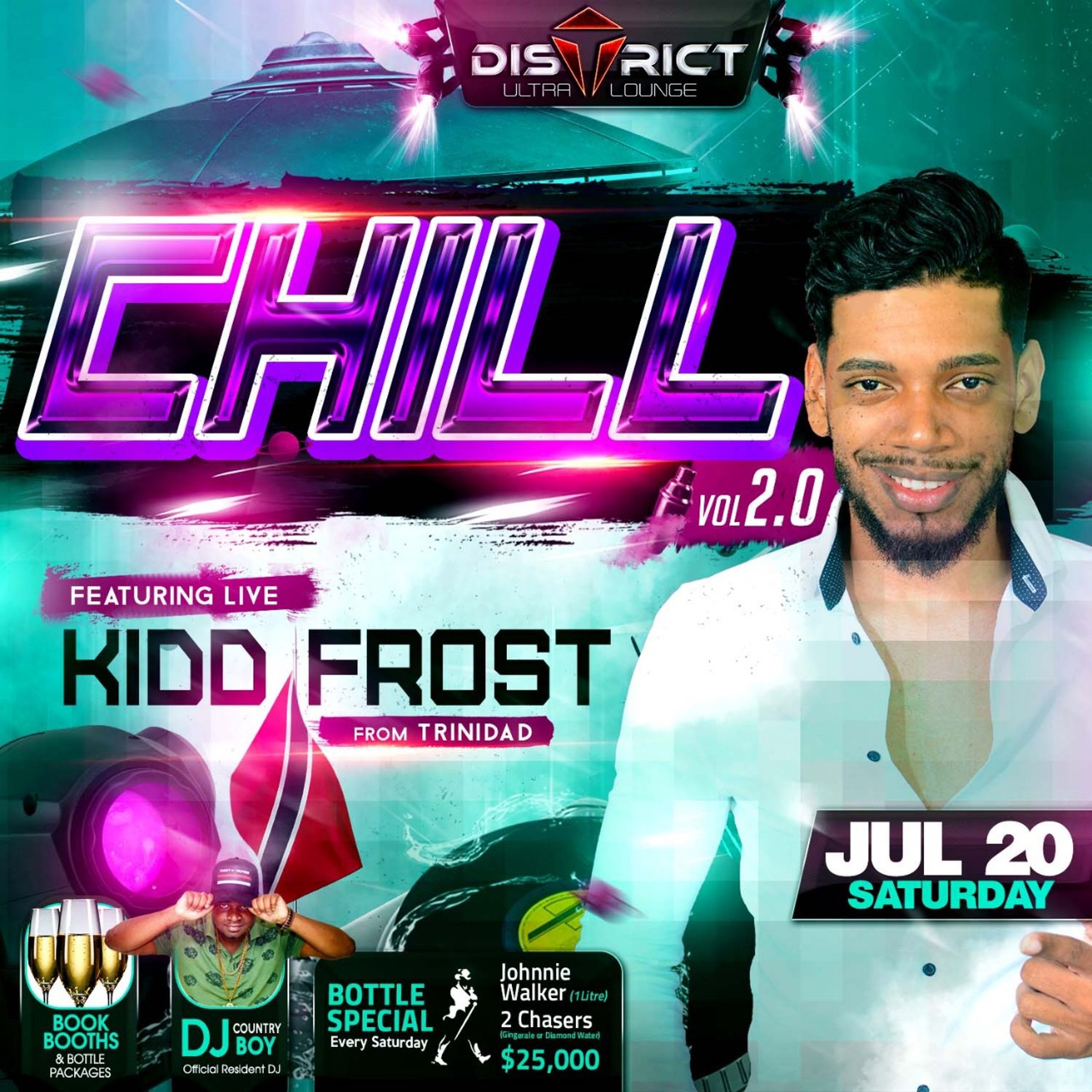DJ Kidd Frost x Country Boy - Live at Chill V2 @ District Ultra Lounge (Guyana)(20.07.19) episode artwork
