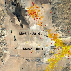 Ridgecrest Earthquakes, Mw6.4 - Mw7.1, CA, USA, July 4th - 6th *02019 - Ryan McGee