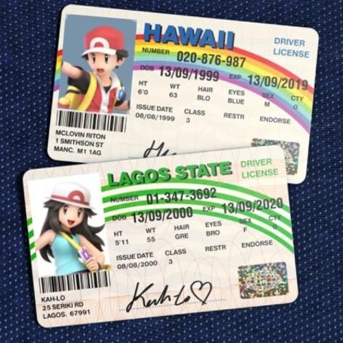 Pokemon Fake Id