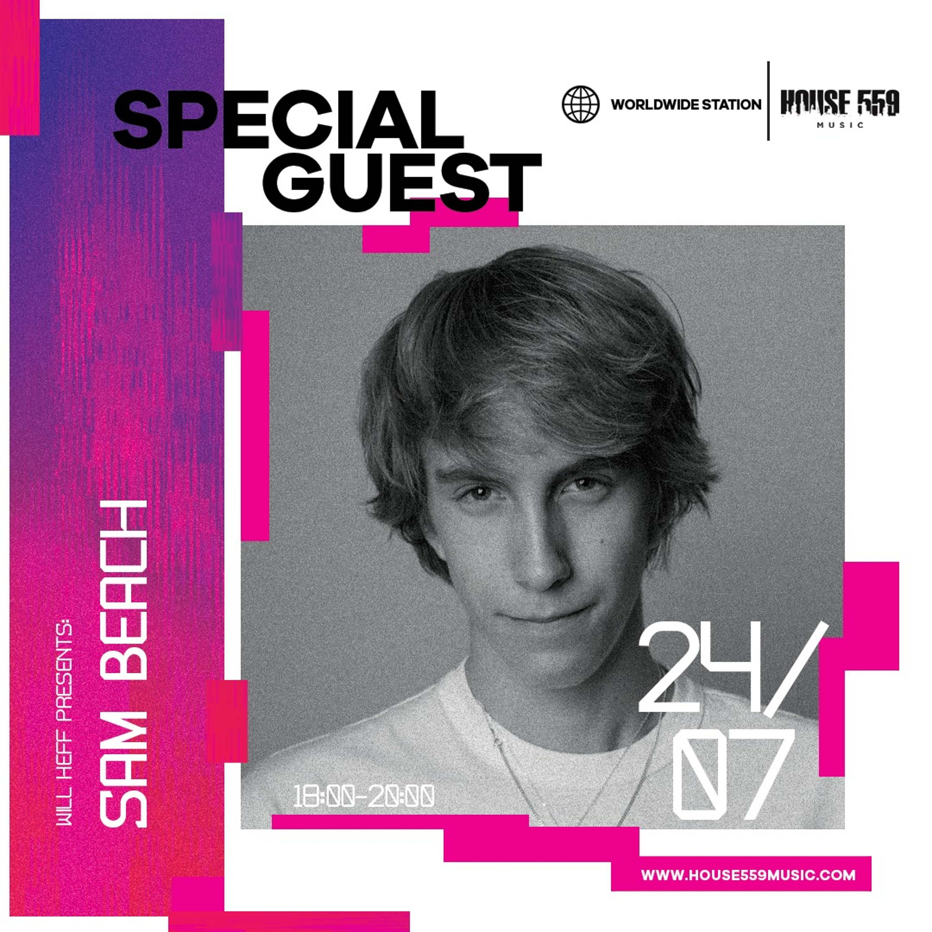 Will Heff Presents: Sam Beach - 24/7/19 episode artwork