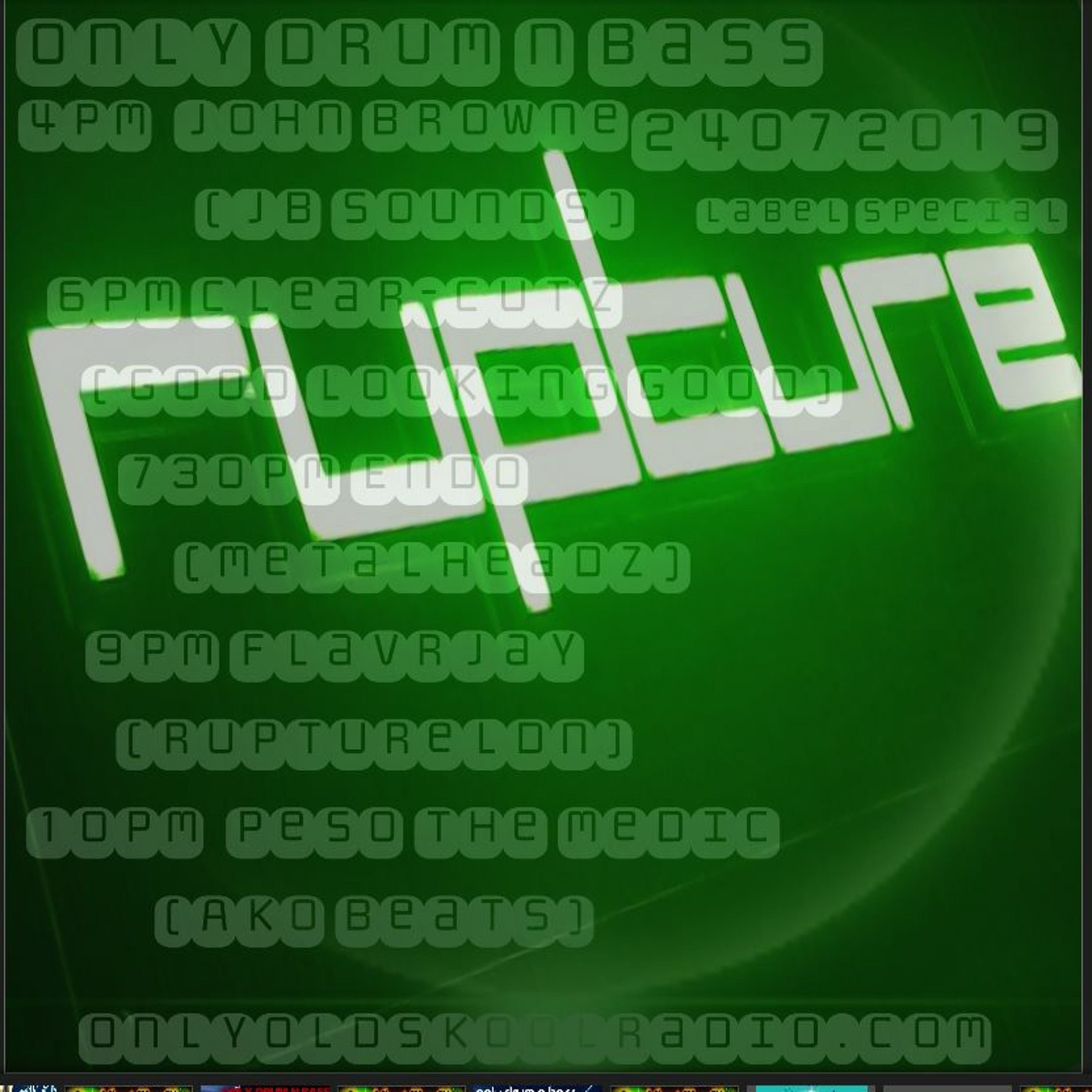 Only Drum n Bass Label Special with FLavRjay 24-July-19. Rupture LDN Records episode artwork