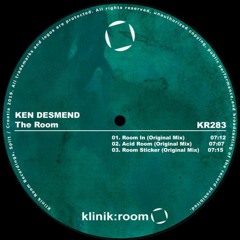 Ken Desmend - The Room EP (Klinik Room Recordings) [23.07.2019]