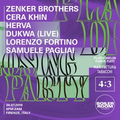 Dukwa live | Boiler Room x Manifattura Tabacchi: Florence