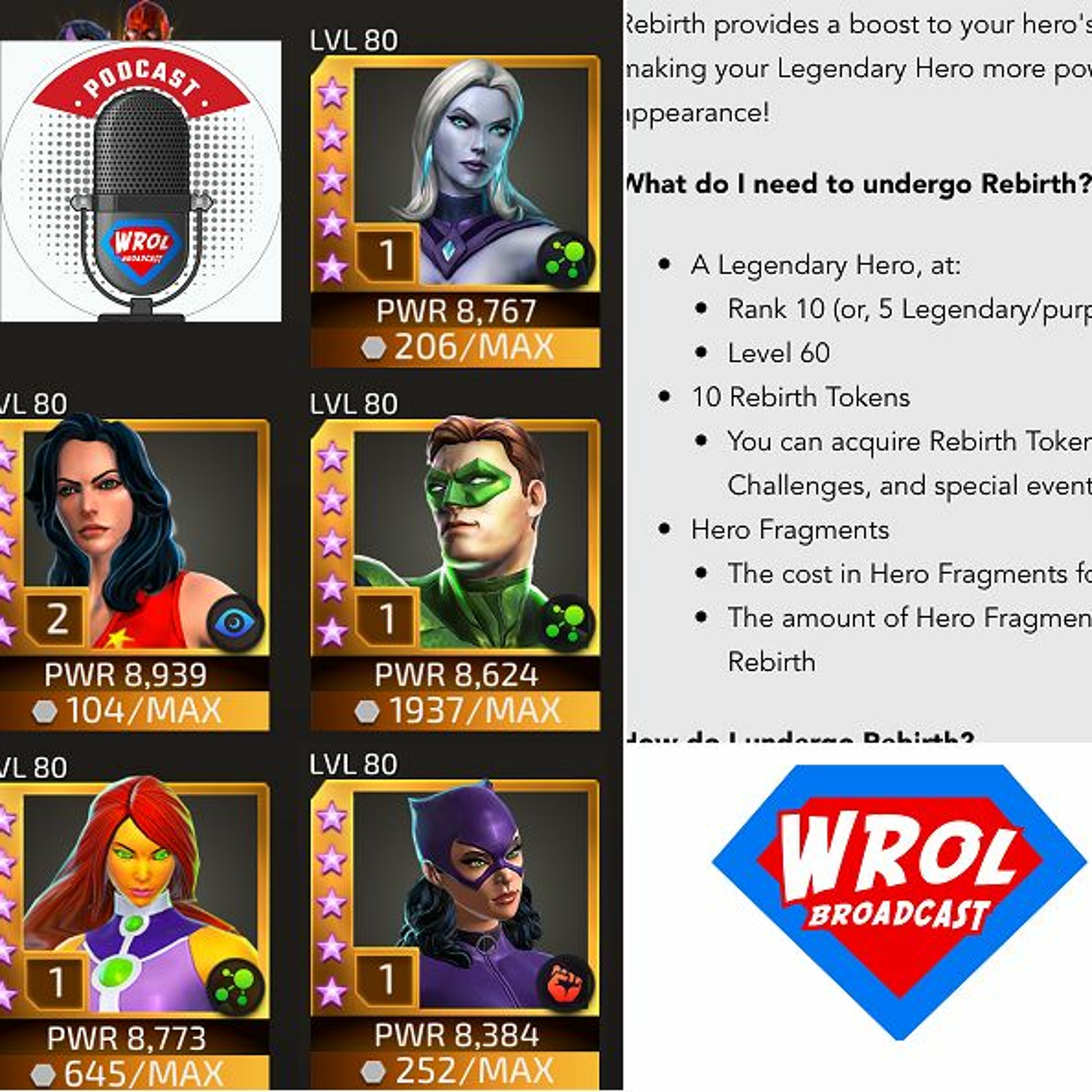 WROL Broadcast: DC Legends Unofficial Podcast!