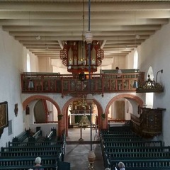 Orgel in der Ev.-luth. St. Marien-Kirche Buttforde, erbaut von Joachim Richborn 1681