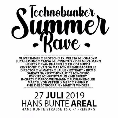 Oliver Immer @ Technobunker Summer Rave