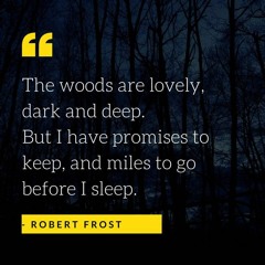 Stopping By Woods On A Snowy Evening_Robert Frost_Read by: Tim Gracyk