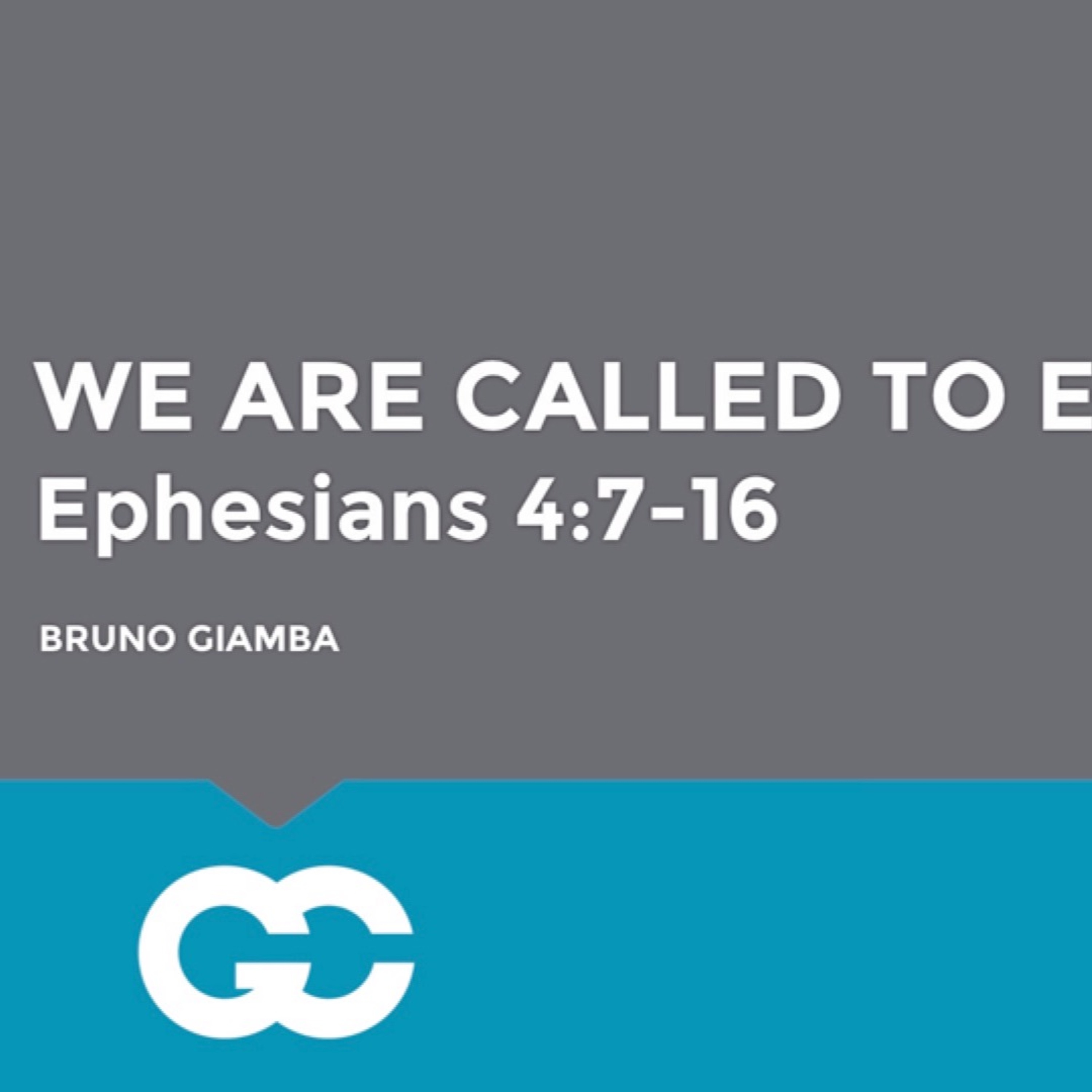 We Are Grace: Called To Equip - Bruno Giamba episode artwork