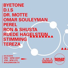 Perel | BOILER ROOM X KOSMOS CHEMNITZ: #WIRBLEIBENMEHR