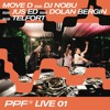 Present Perfect LIVE 01: Move D b2b DJ Nobu b2b Jus Ed b2b Dolan Bergin b2b Telfort DJ mix artwork - Electronic music tracklist cover image