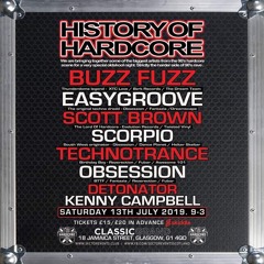 Technotrance & Kenny Campbell b2b - History of Hardcore 13th July 2019