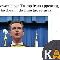 07/31 Constitutionality of Cali Law Excluding Trump for Tax Returns episode artwork