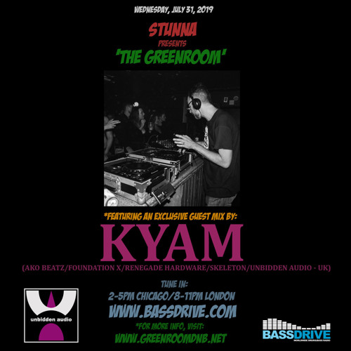 STUNNA — The Greenroom DNB Show (31.07.2019) Guest Mix by KYAM