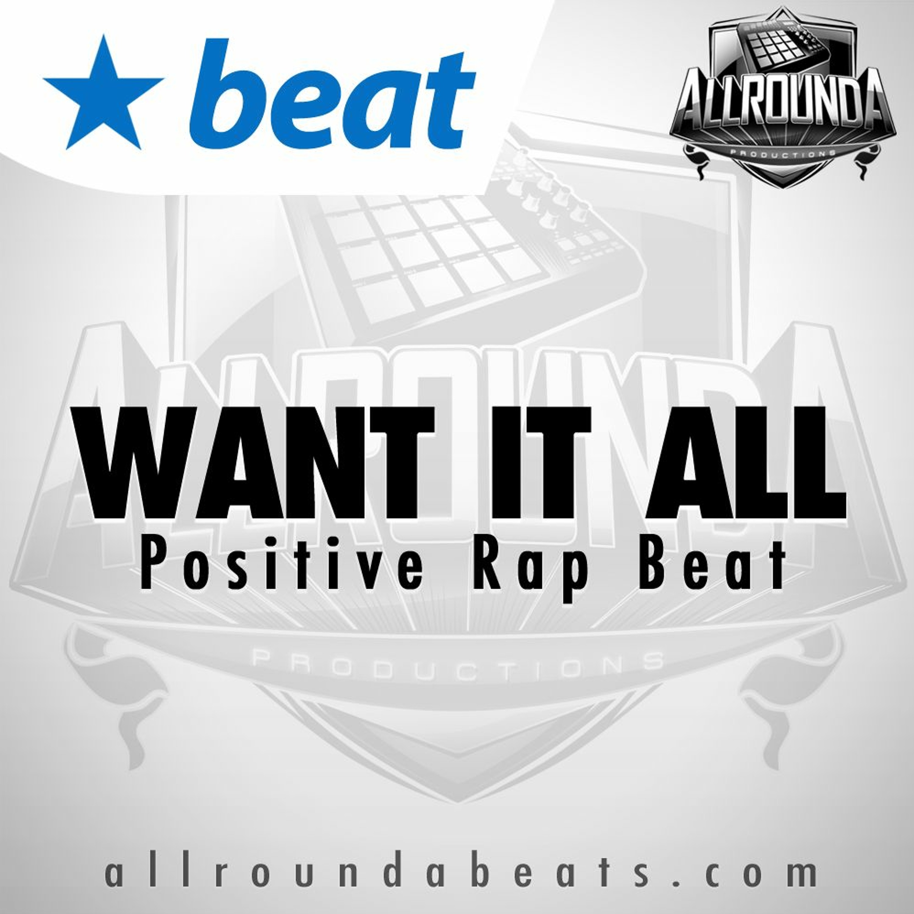 Instrumental - WANT IT ALL - (Funky Guitar Rap Beat by Allrounda) episode artwork