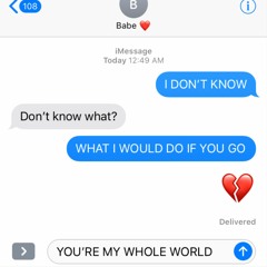 I Don't Know What I Would Do(Live)