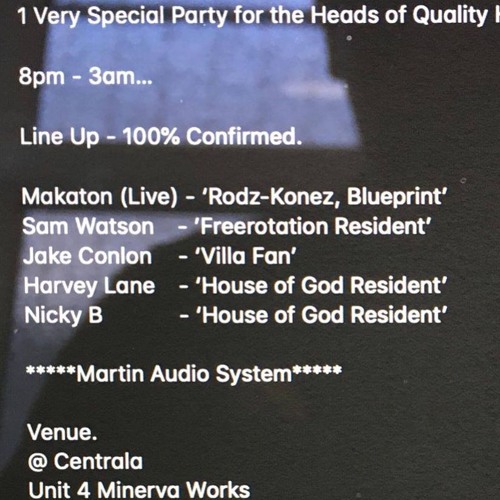 Dave's 40th Bash closing set with Nicky B, Harvey Lane, Jake Conlon and Makaton.