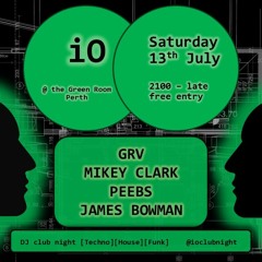 Mikey Clark - io @ the Green Room 130719