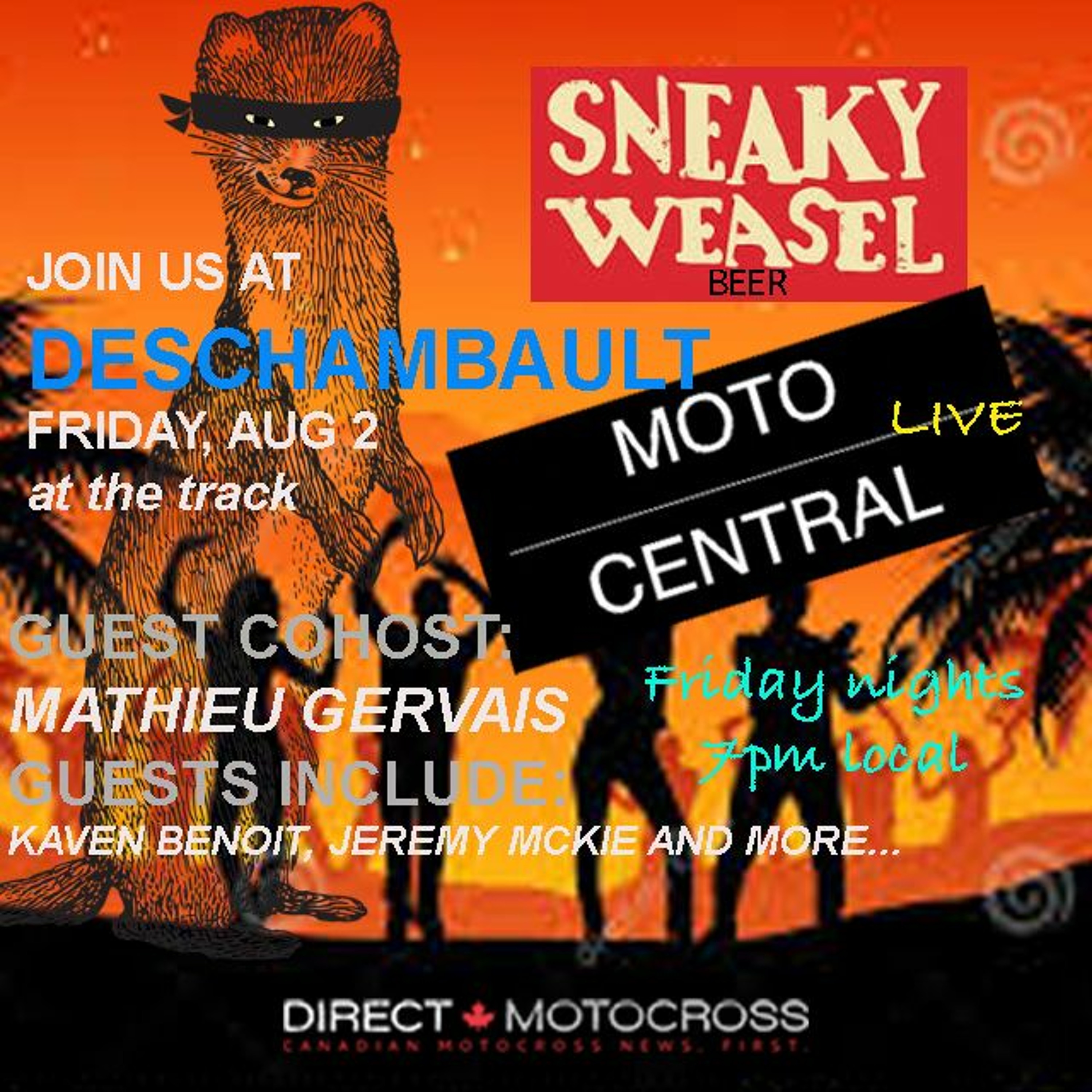 Mike Treadwell, Keith Johnson, and John Dowd on Moto Central Live Show