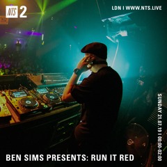 BEN SIMS Pres RUN IT RED 54. JULY 2019