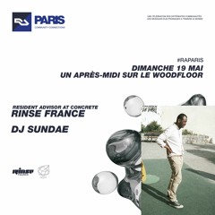 RA Live - 19.5.2019 - DJ Sundae at Community Connections Paris