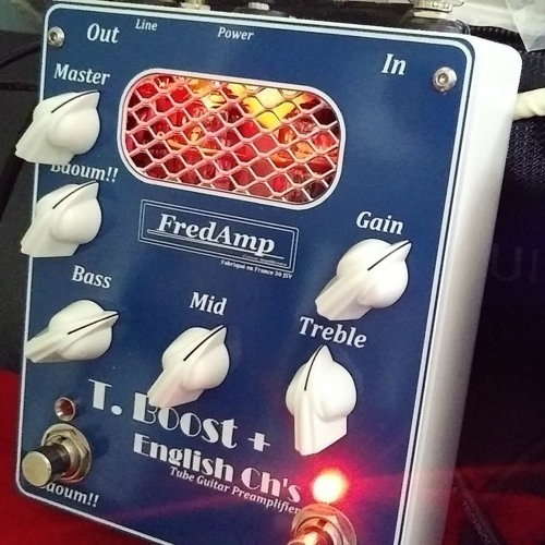 Stream FredAmp T. Boost + Tube Preamp Pedal VOX style by carlos_galvez |  Listen online for free on SoundCloud
